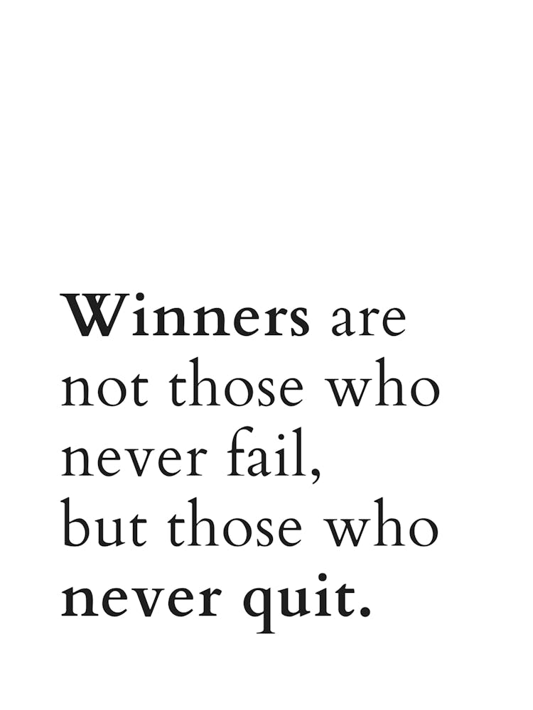Winners Sporting Quote
