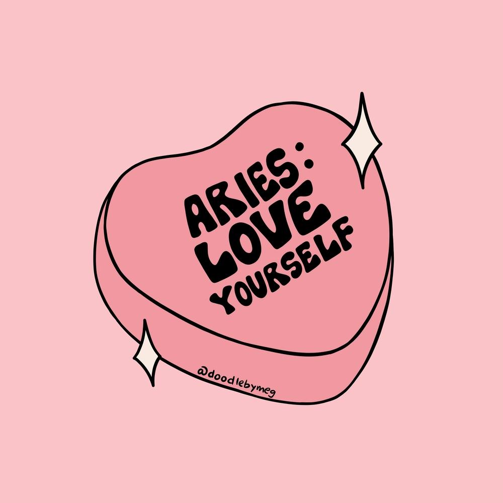 Aries Conversation Heart