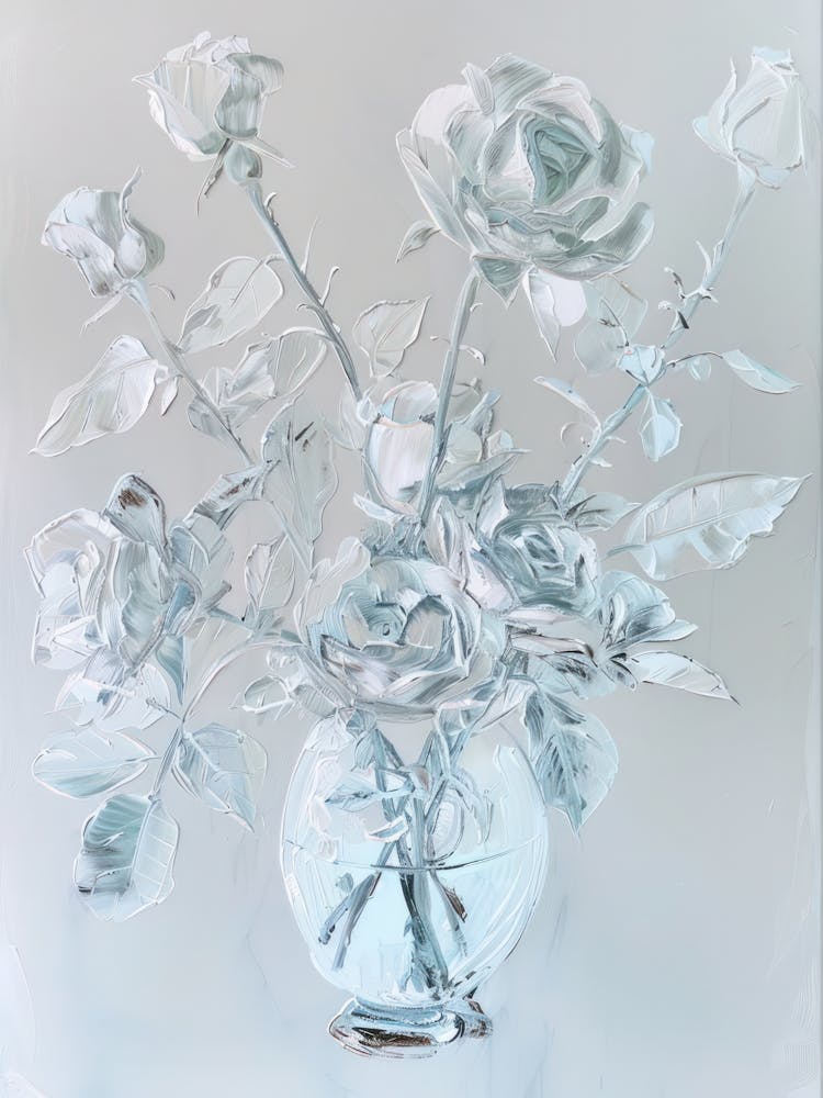 Un Monde de Fleurs Roses 4 Peinture
