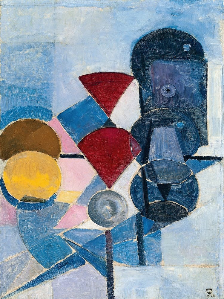 Komposition II (Stillleben), Theo Van Doesburg