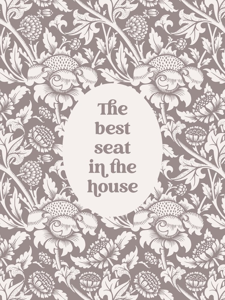 Beige The Best Seat In The House