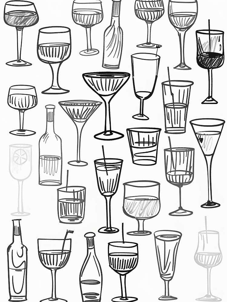 Doodles Of Drinks
