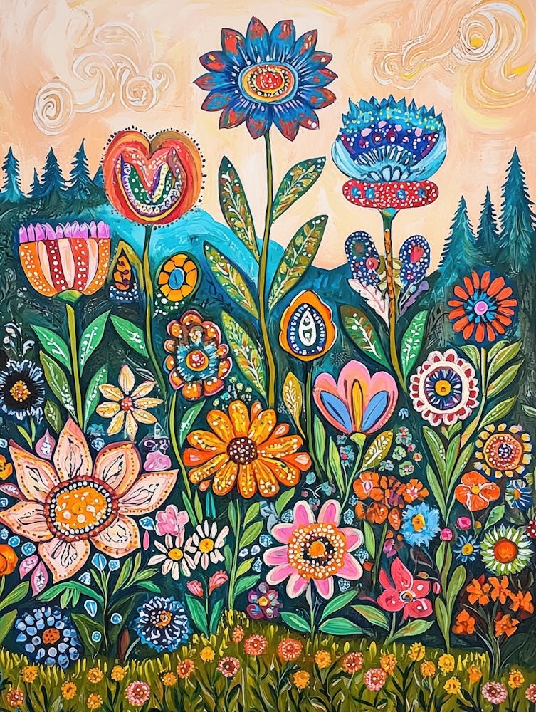 Flowers In The Meadow 1