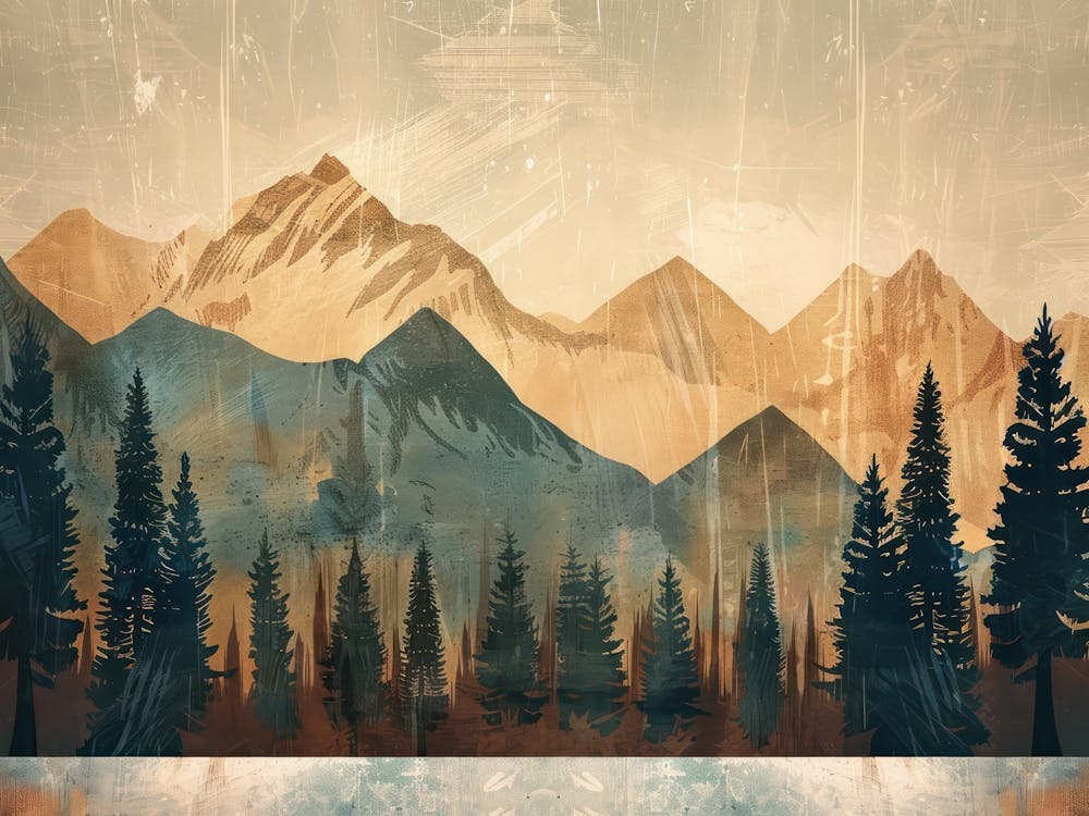 Vintage Landscape Illustration 2