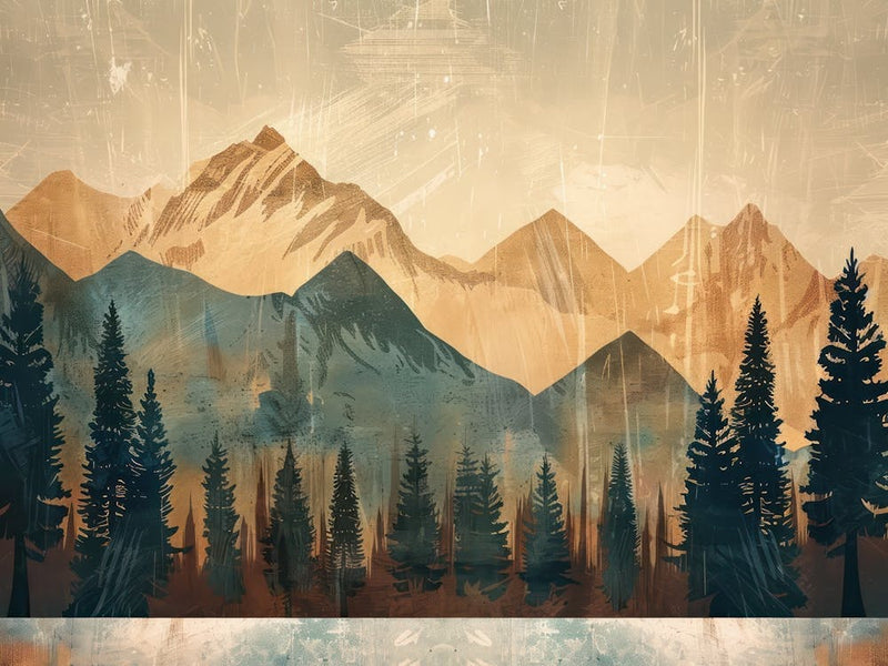 Vintage Landscape Illustration 2