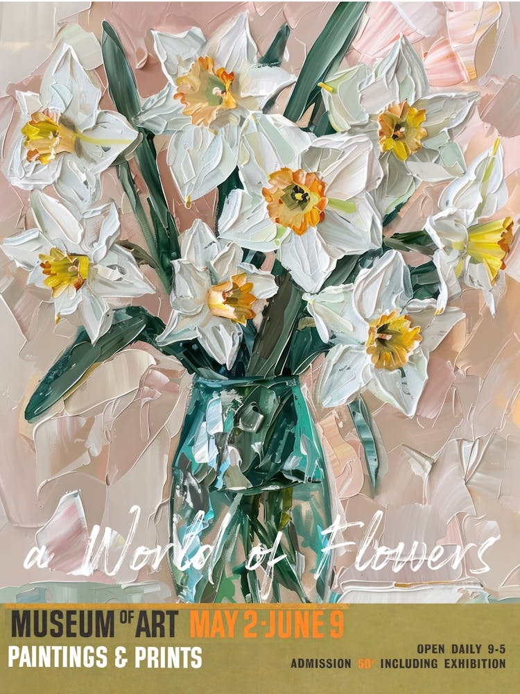 A World Of Flowers, Van Gogh Exhibition Daffodil 4