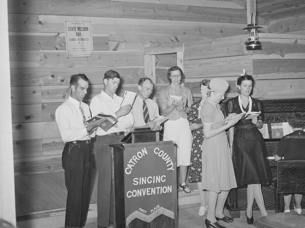 Pie Town Singers Who Are Competing For The Championship, New Mexico By Russell Lee