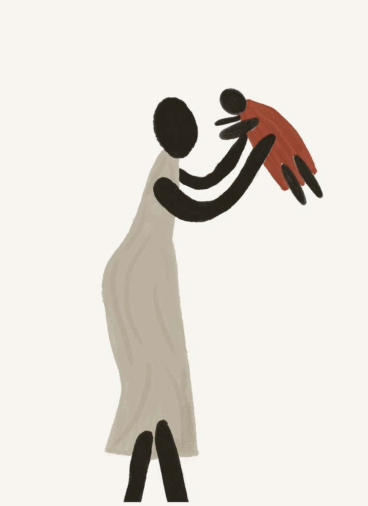 Ugandan Mother And Daughter