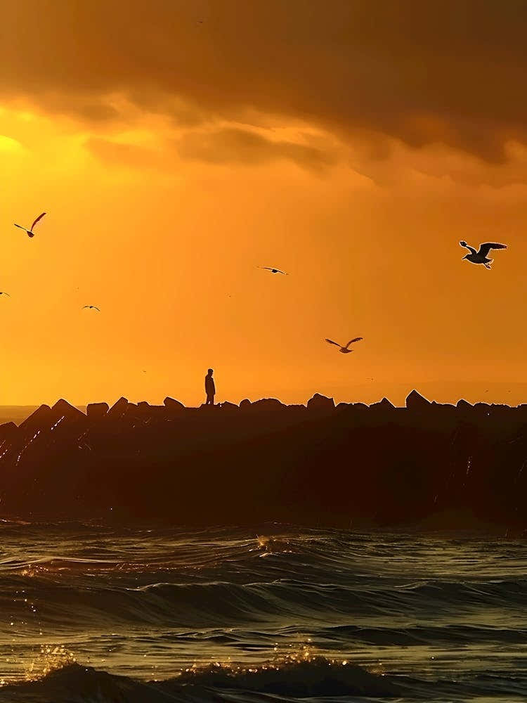 Sunset At The Beach 16