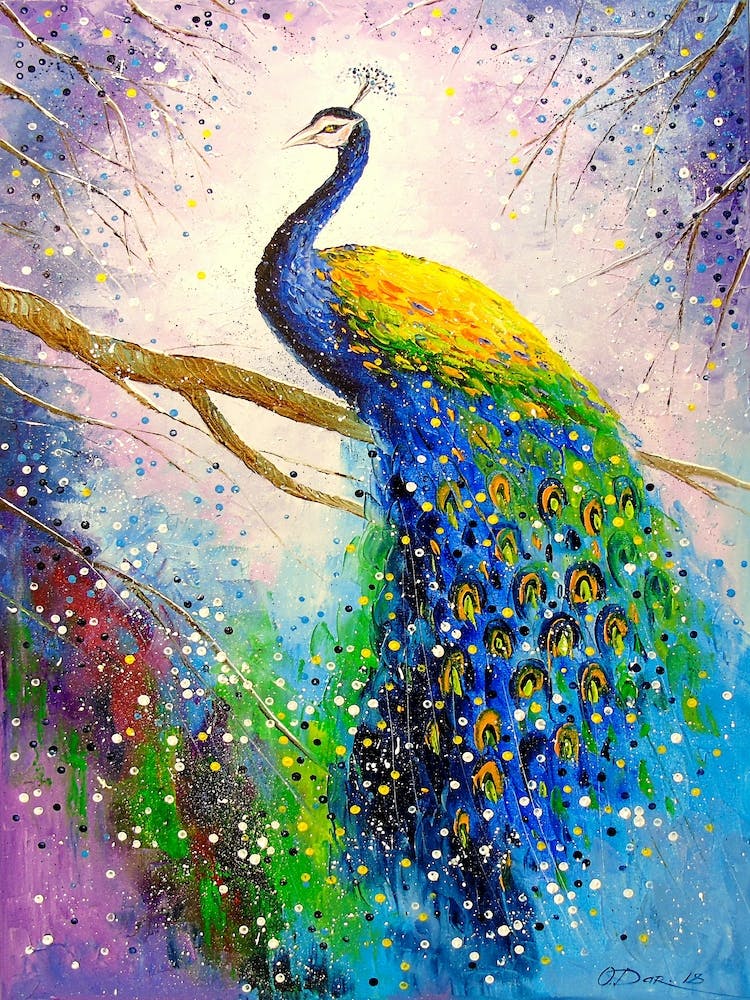 Magnificent peacock