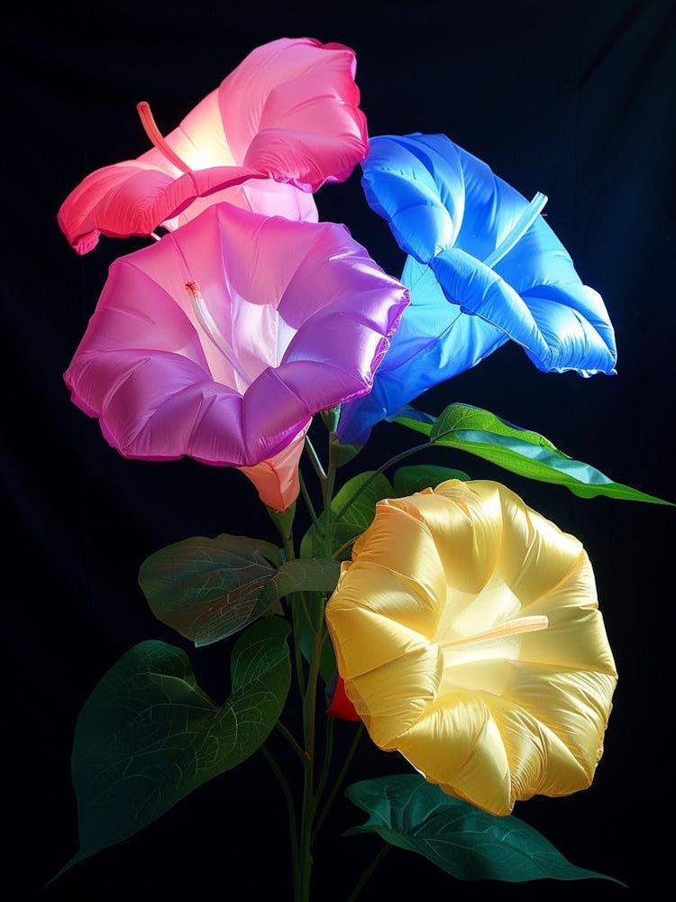 Bright Inflatable Flowers Morning Glory 5