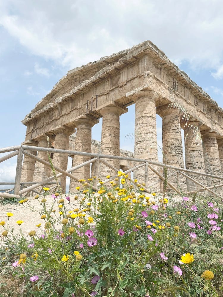 Segesta Temple, Sicily - Ancient Roman Architecture Photo - Italy Travel Photography