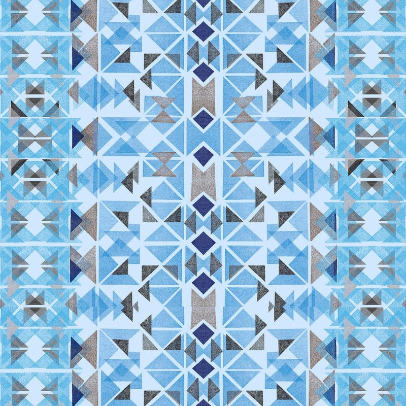 Boho Nomadic Tribal Blue