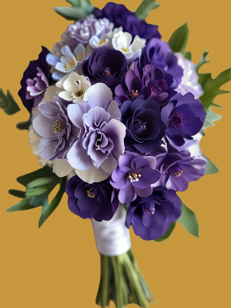 Purple Wedding Bouquet