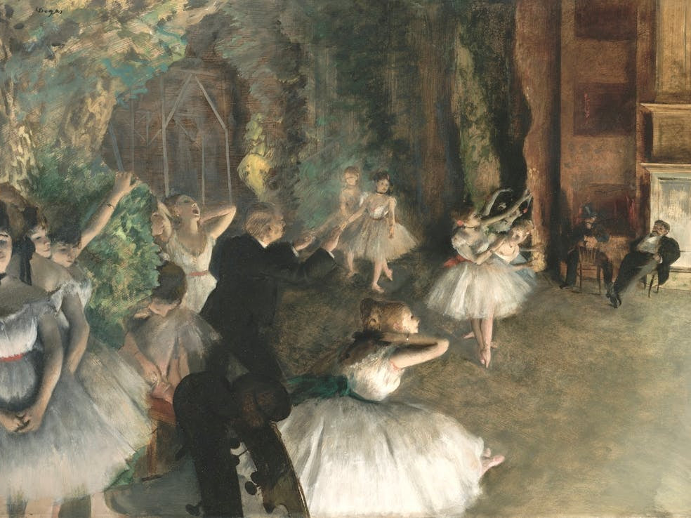 Ballet Class By Edgar Degas