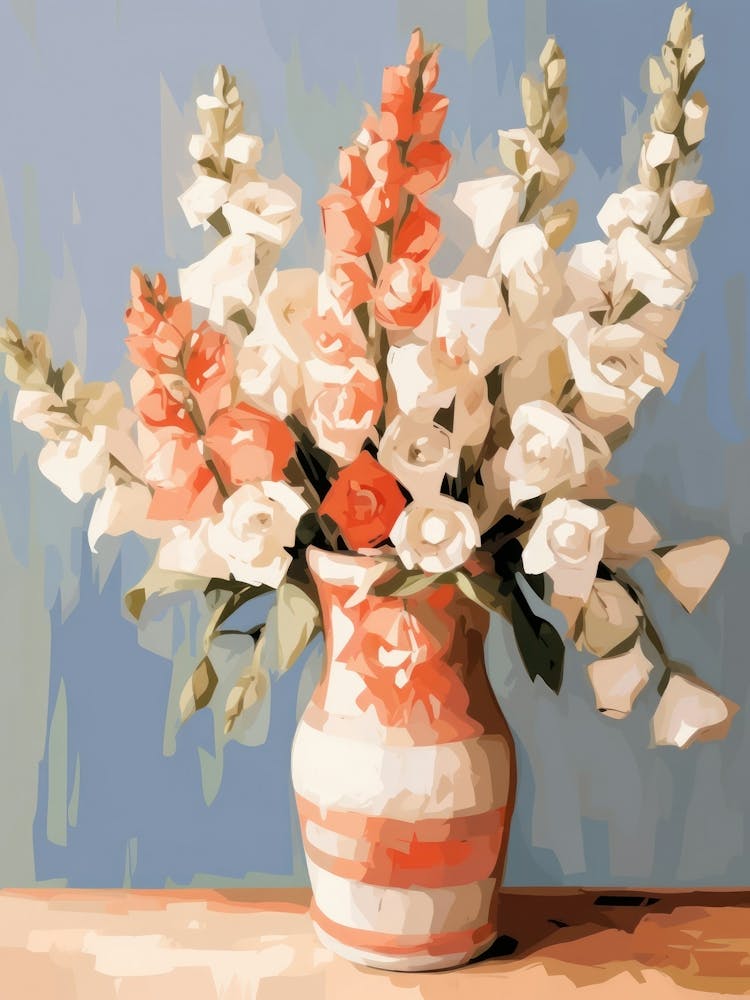 Foxglove Flower Still Life Painting 2 Dreamy