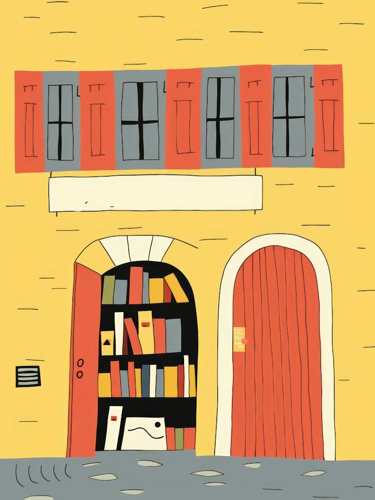 Collioure The Book Nook Pastel Colours 4