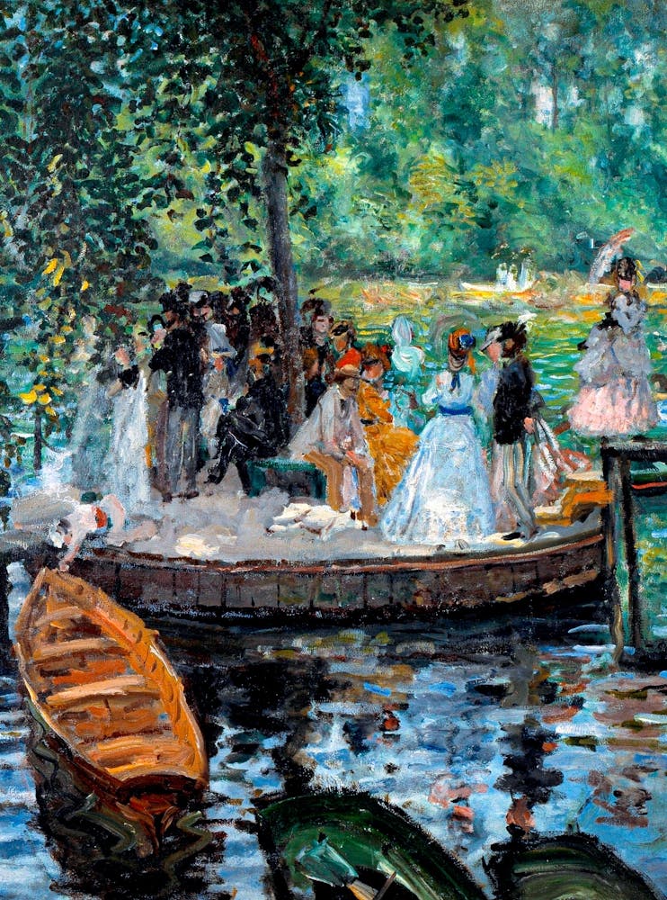 La Grenouillère "The Frog Pond" 1869 by Pierre Auguste Renoir - HD Remastered Immaculate