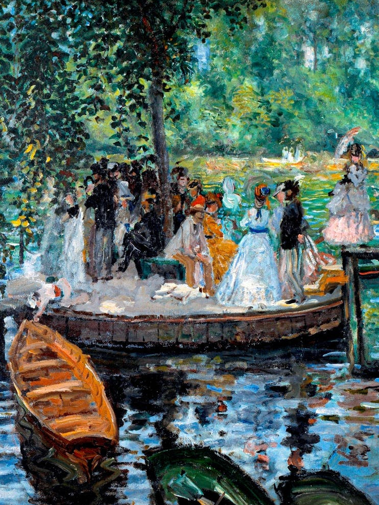 La Grenouillère "The Frog Pond" 1869 by Pierre Auguste Renoir - HD Remastered Immaculate