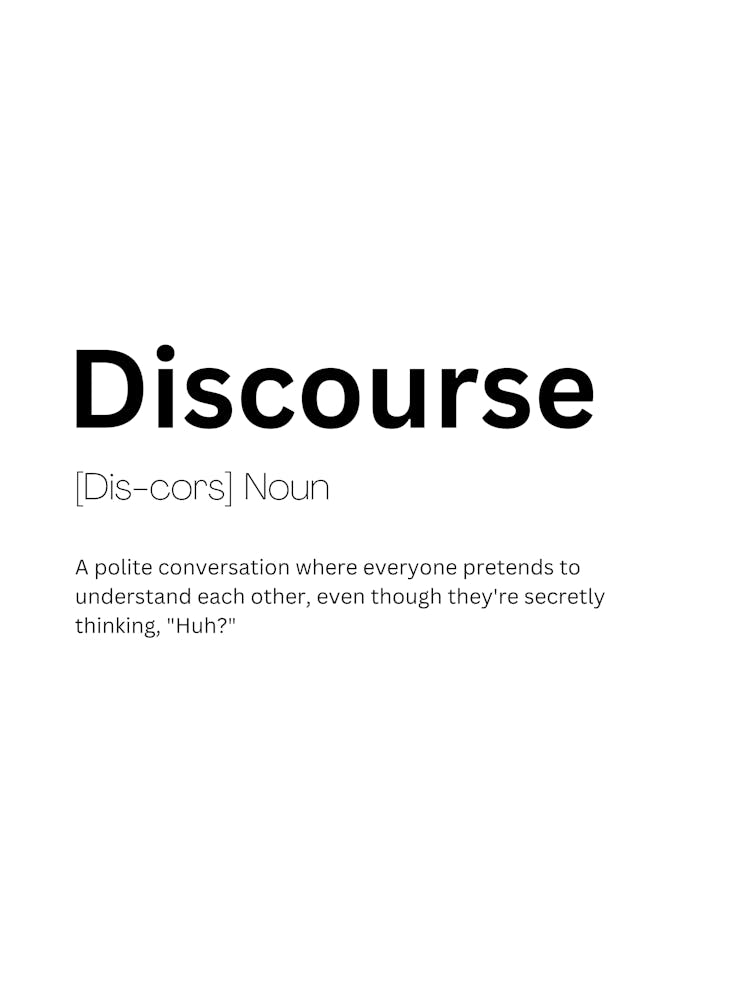 Discourse Definition Meaning