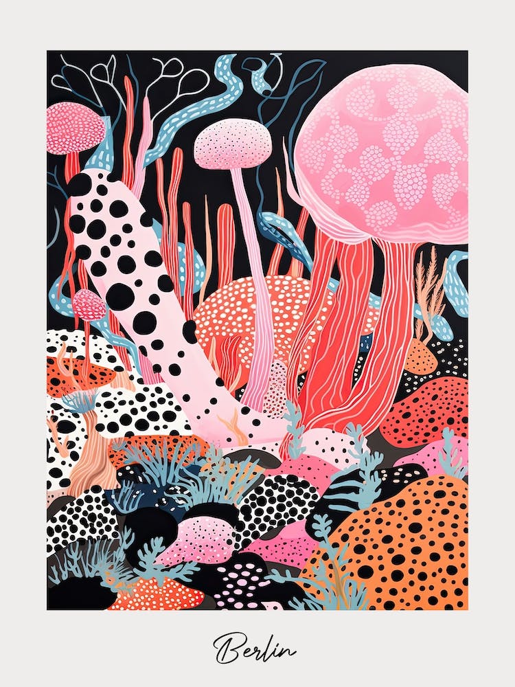 Poster Of Berlin, Illustration In The Style Of Pop Art 3