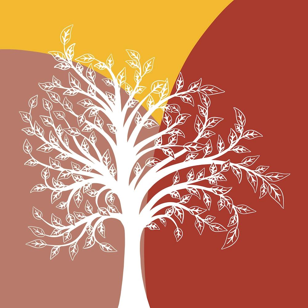 Boho Tree Illustration