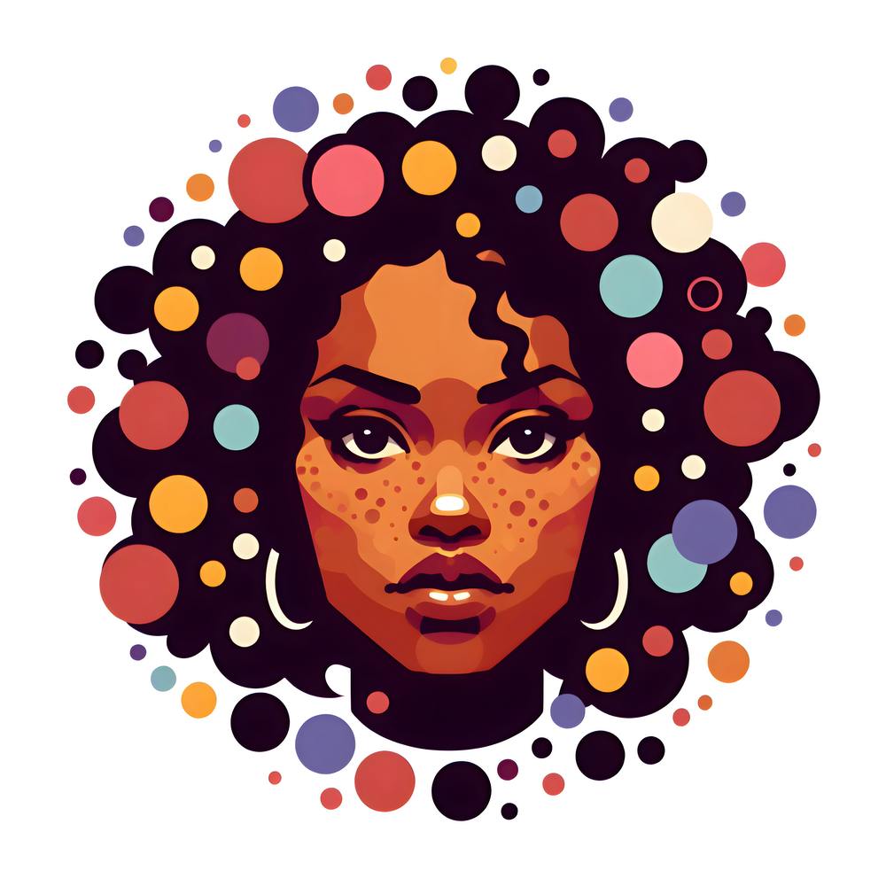 Afro Girl 1