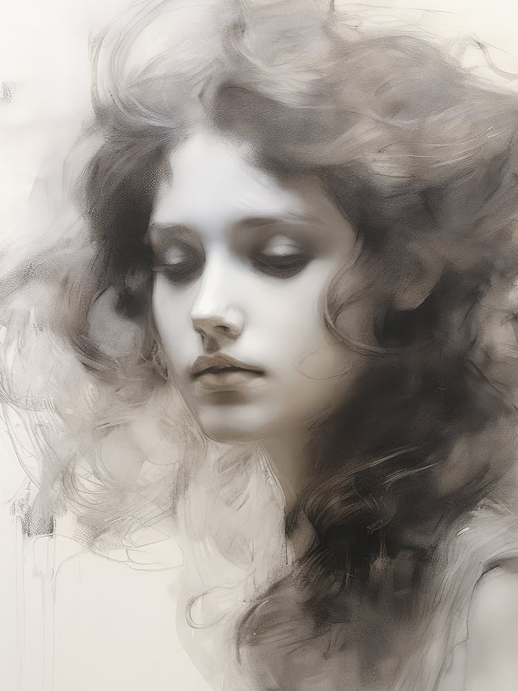 Antique Portrait Sketch