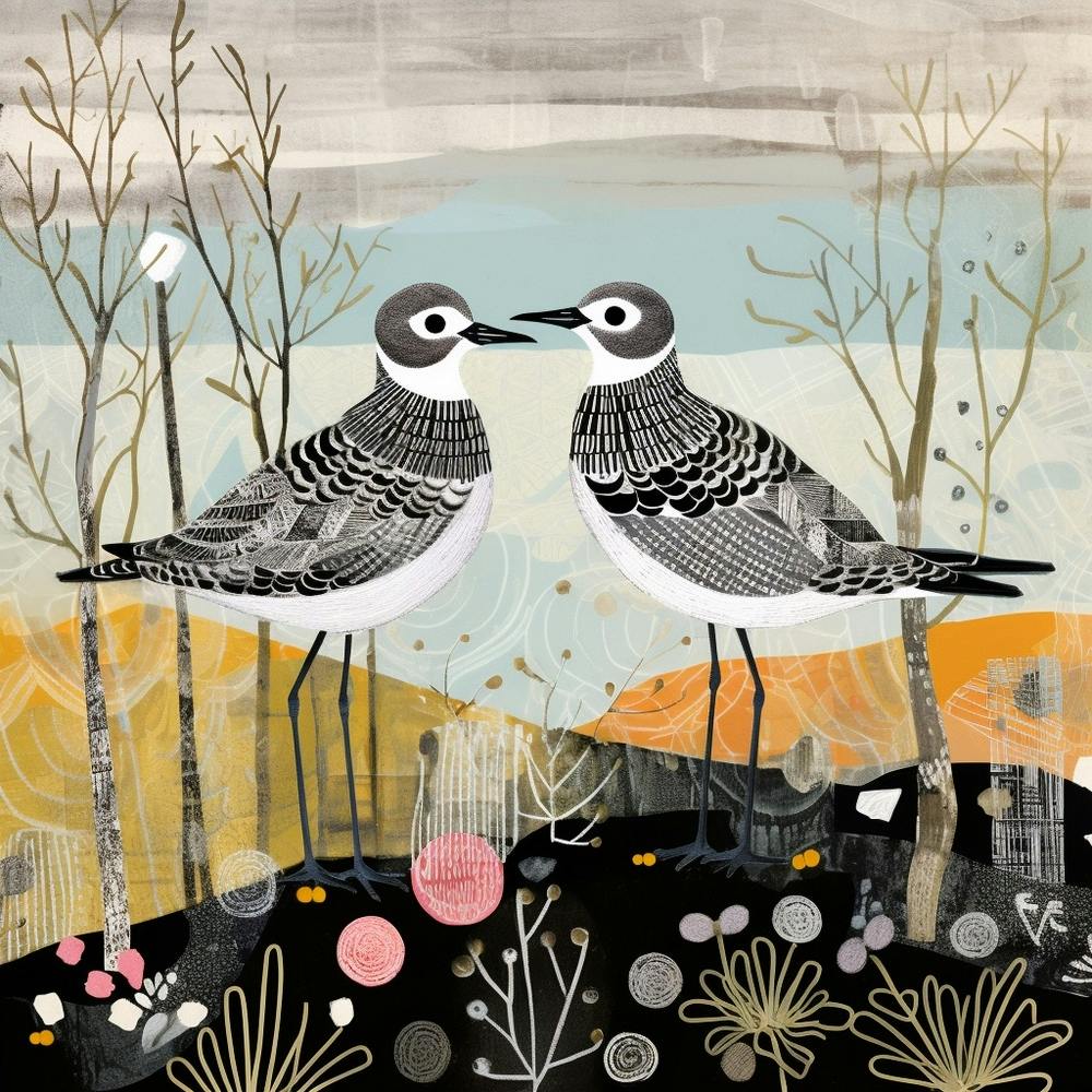 Bird In Nature Grey Plover 1