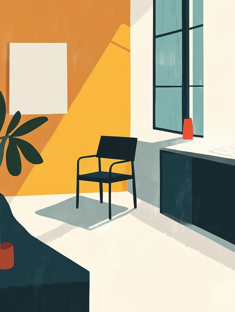 Illustration Of A Living Room 4