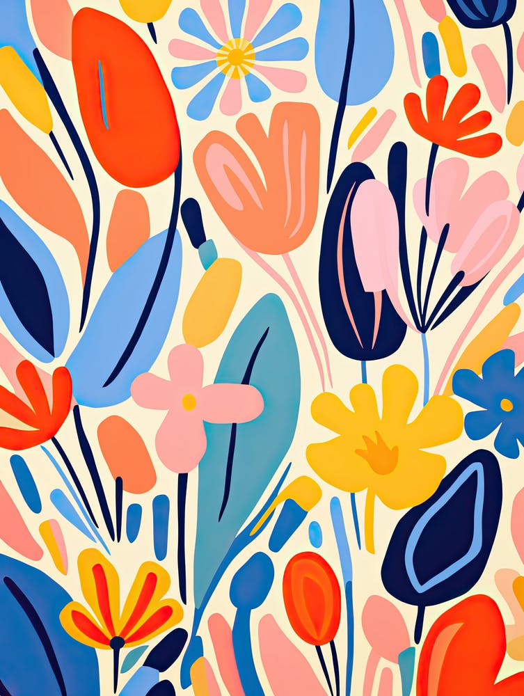 Petal Palette Waltz; Flower Market Bliss, Floral