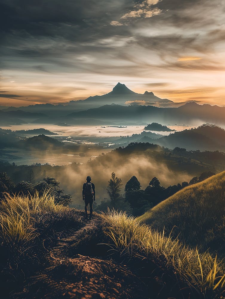 Sunrise In Indonesia