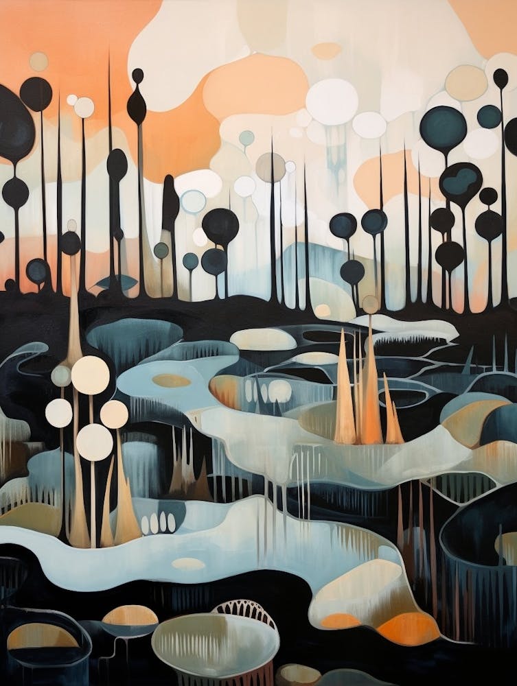 Wetlands Abstract Minimalist 6