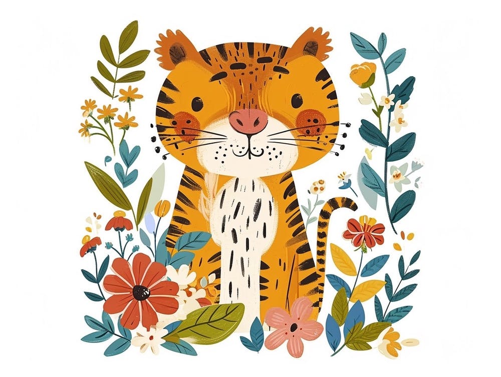 Little Floral Tiger 2