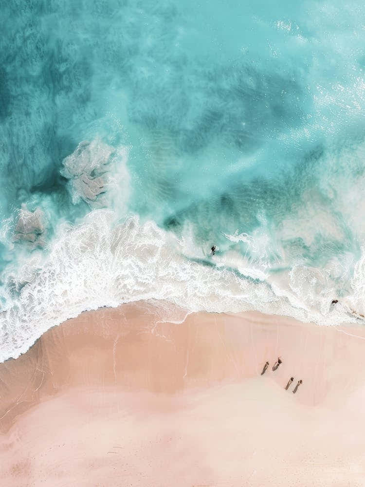 Pink Sand Beach Print