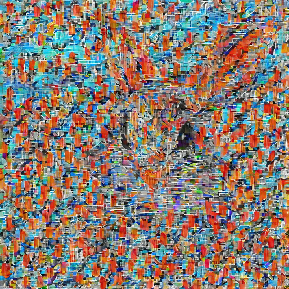 Rabbit In A Mosaic