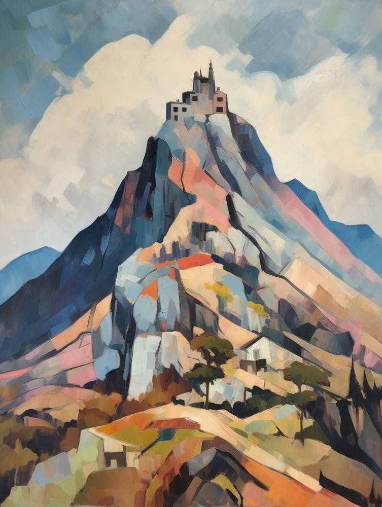 Mount Athos Greece 1 Mountain Painting