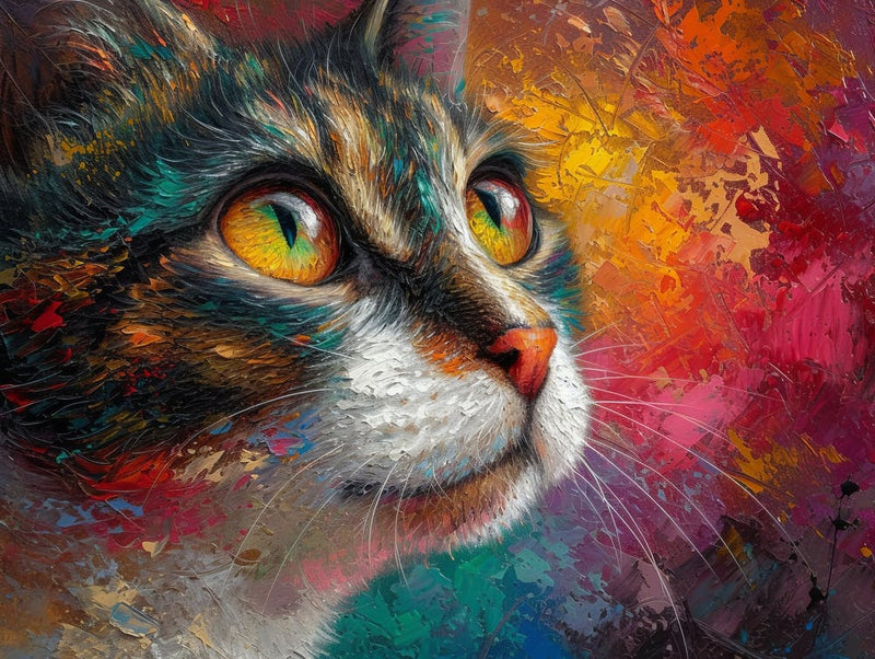 Whiskered Masterpieces: A Feline Tribute to Art History: Cat Painting 2
