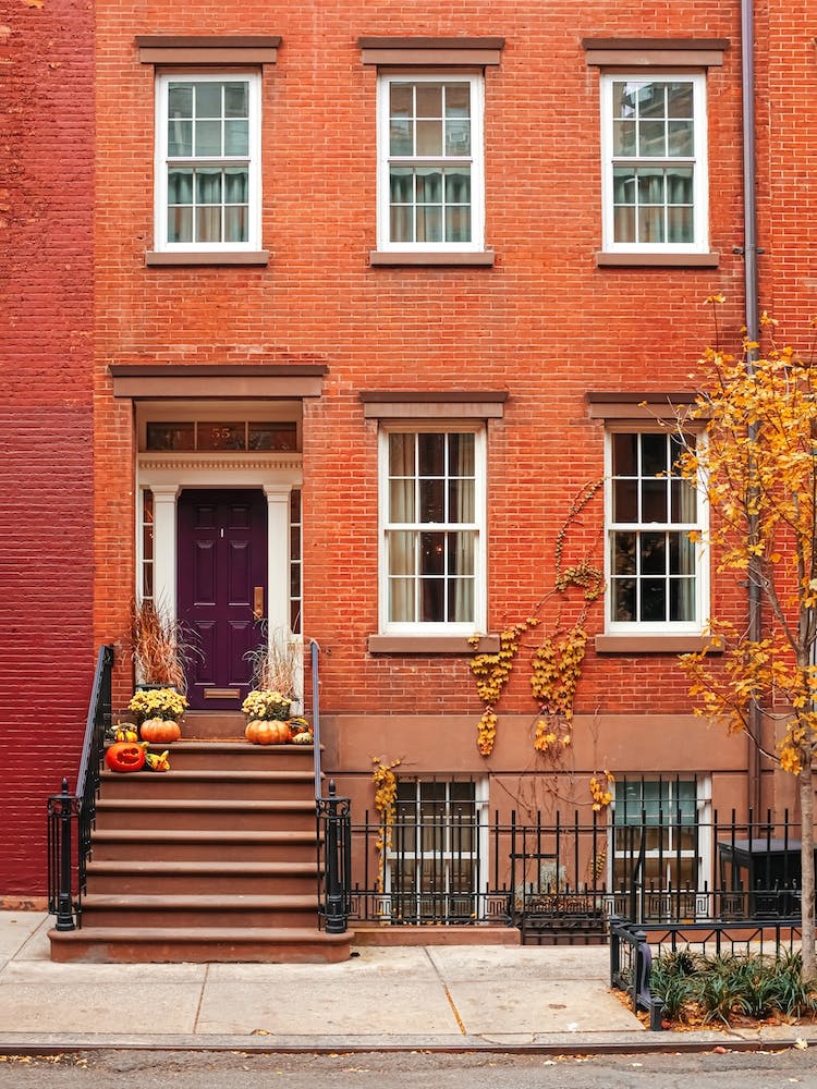 Smiling Pumpkin In Autumn, New York