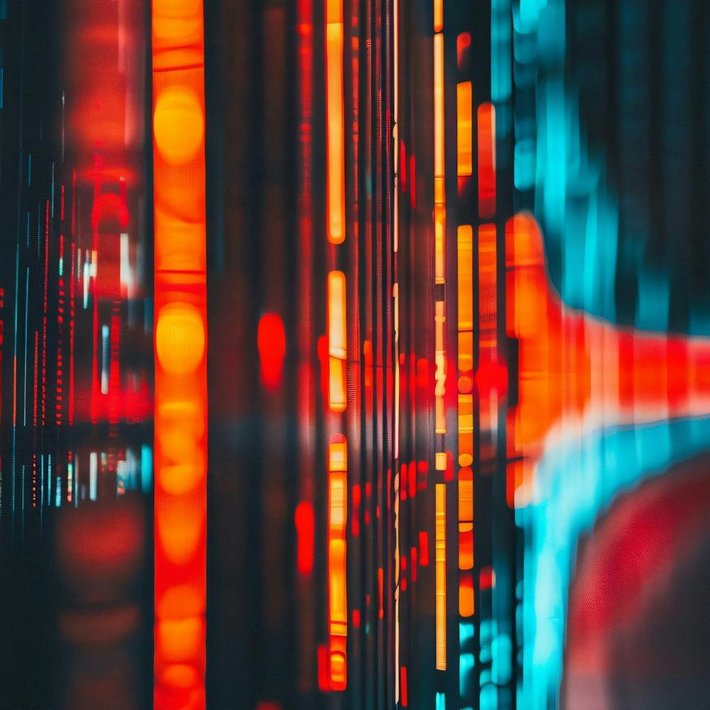 Abstract Image Of A Computer Screen 2