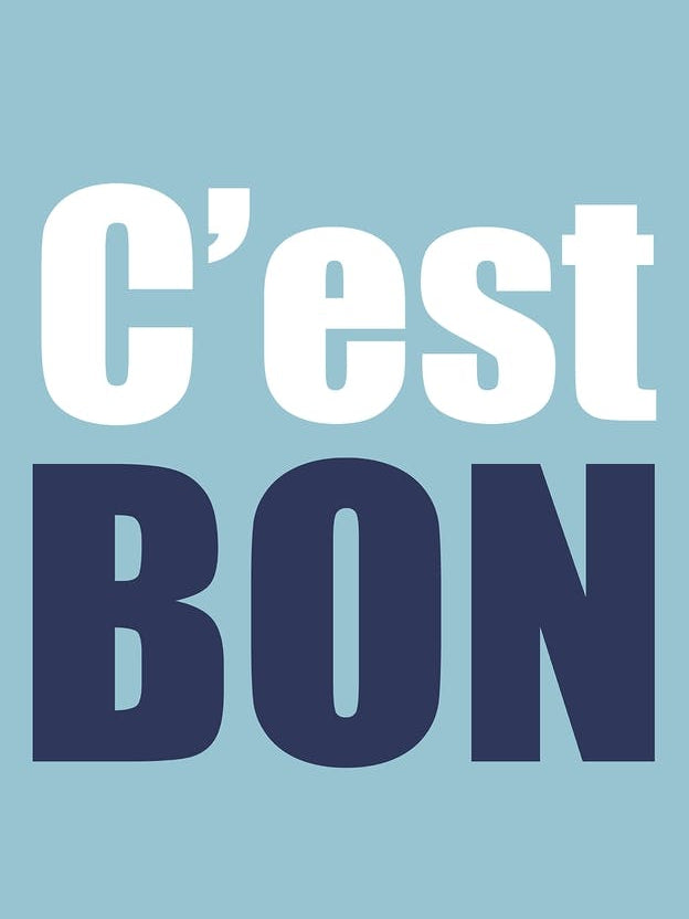 Cest Bon White And Blue