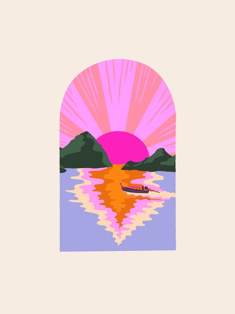 Boat Ride at Sunset