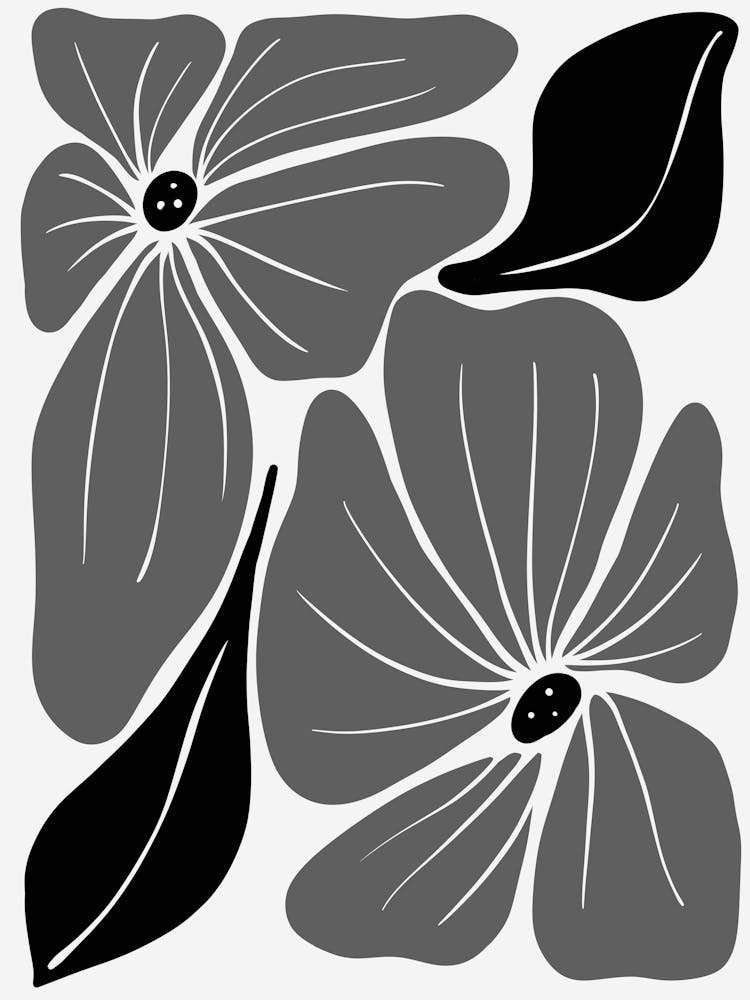 Black And White Flowers 89