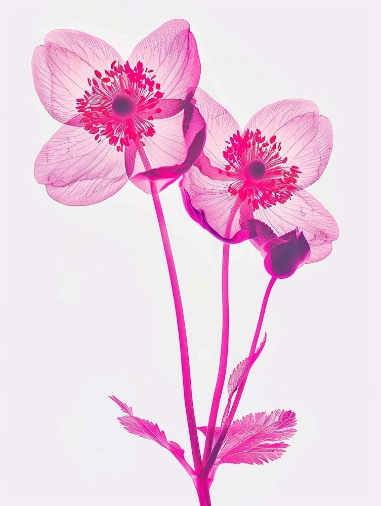 Hot Pink Hellebore 2