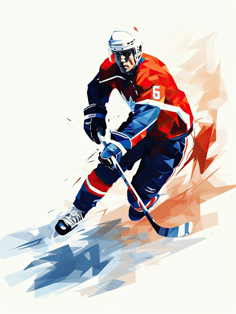 Ice Hockey Player In Action 1