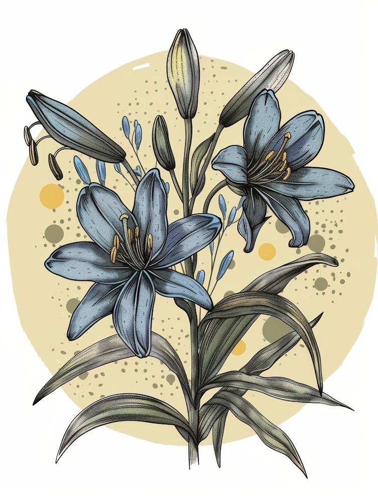 Blue Lily 2