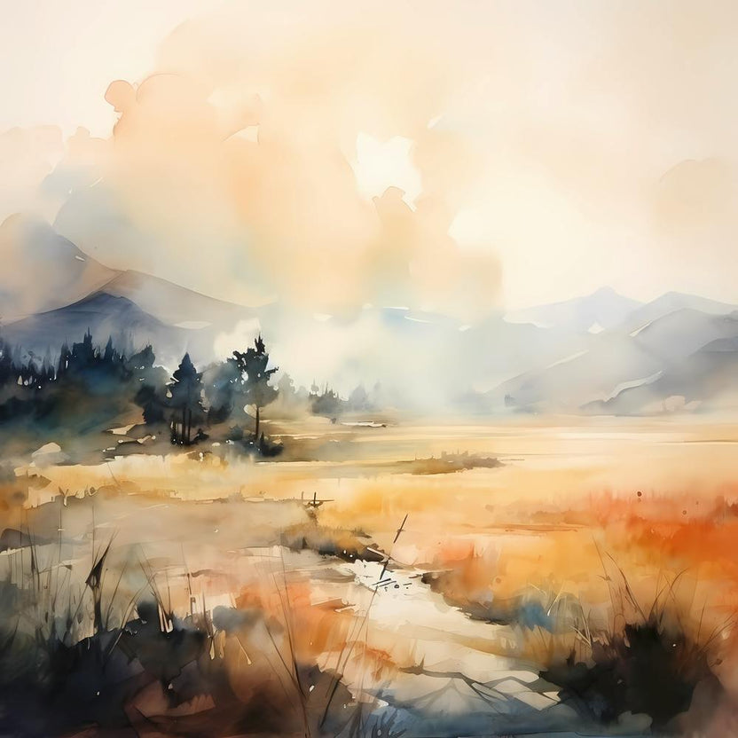 Sicilian Serenity: Ethereal Abstracts 1