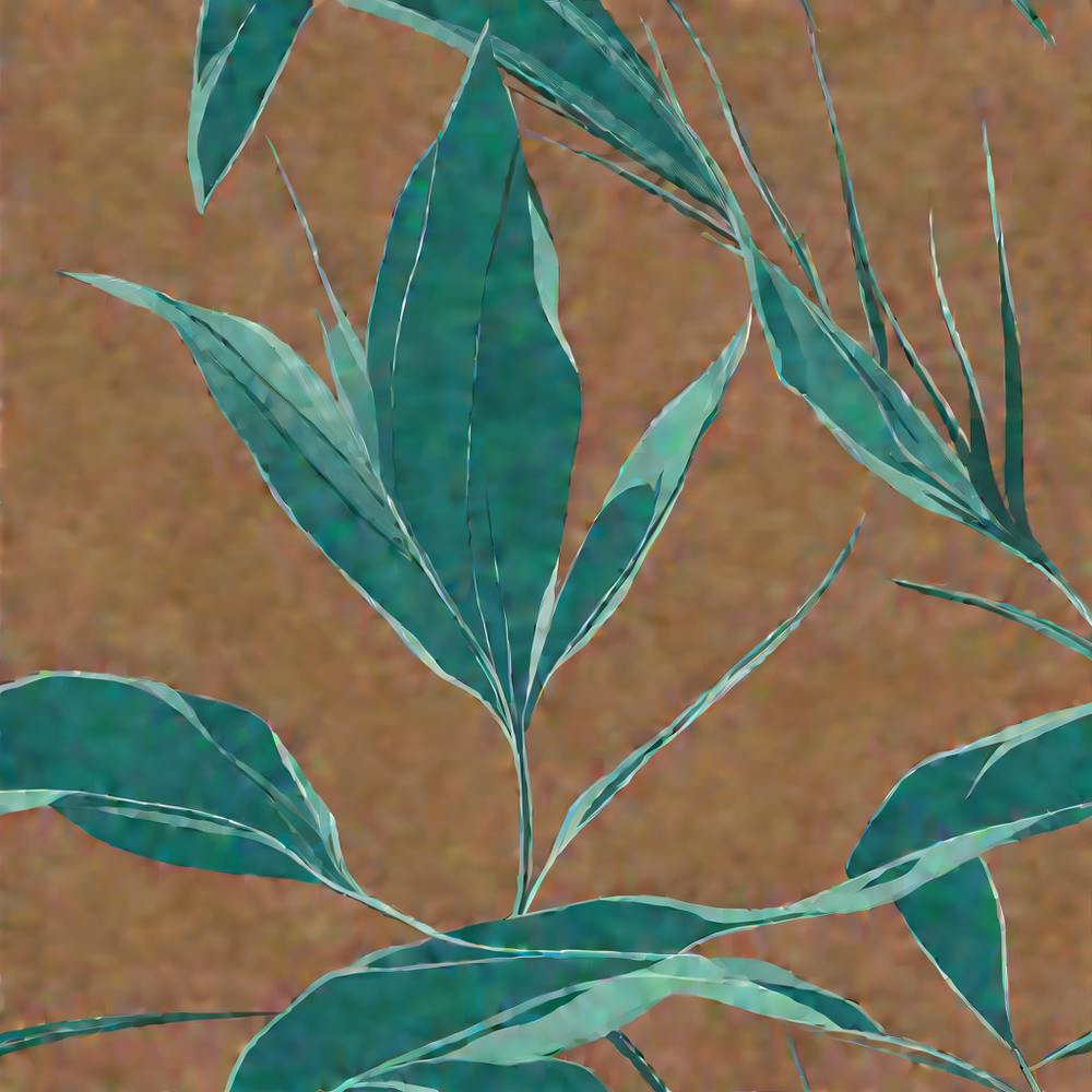 Art à motif Feuille Tropicale, 119