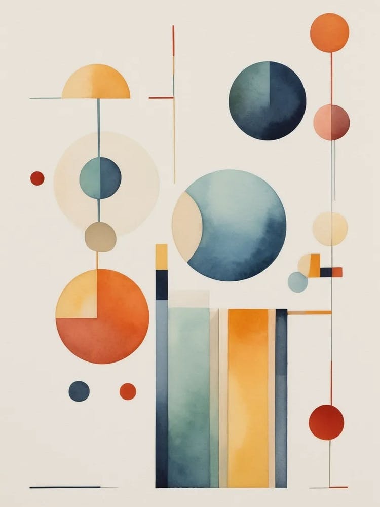 Time Flies Lacaim - Abstract Watercolor Painting
