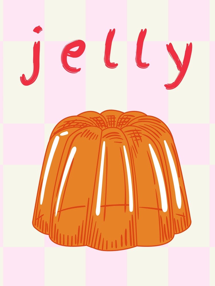 Jelly Check Pink